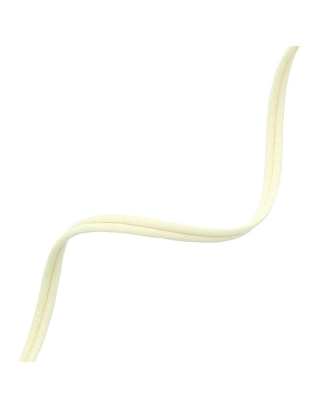 Cordão duplo de vivo coberto mate - Cru