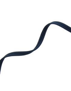 Cordão duplo de viés coberto mate - Azul marinho