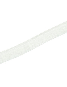 Franja deluxe 30 mm - Branco