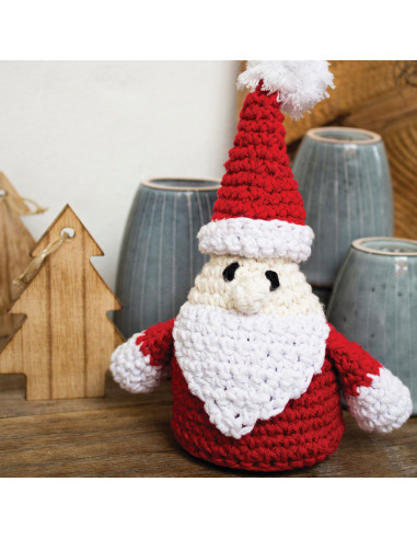 Kit de crochê - Papai Noel