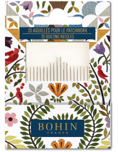Estojo de 20 agulhas para patchwork Bohin