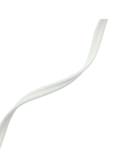 Cordão duplo de vivo coberto mate - Branco