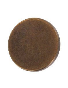 Botão plano com cauda - Bronze