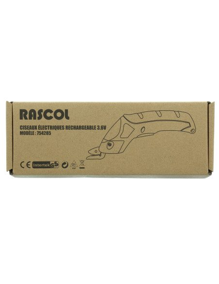 Tesoura elétrica recarregável Rascol