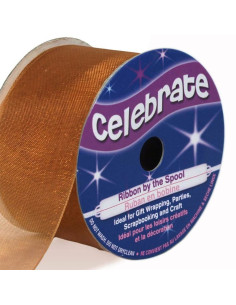 Fita de organza Celebrate cobre - 32 mm x 5 m