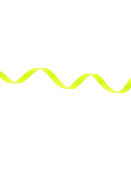 Fita de cetim fluorescente - Amarelo