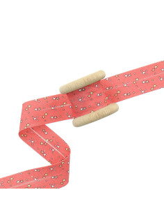 Estrelas enviesadas 30 mm - Coral