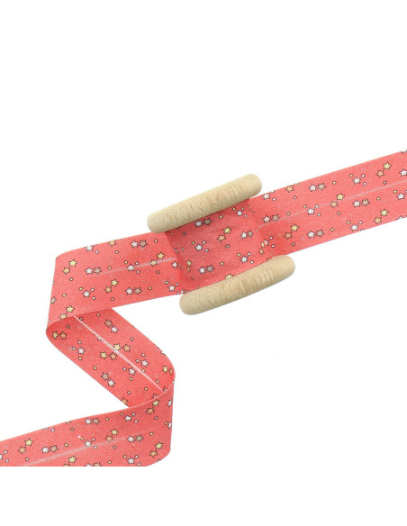 Estrelas enviesadas 30 mm - Coral