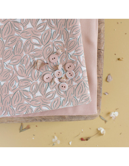 Tecido gaze de algodão Petal Maple - Atelier Brunette