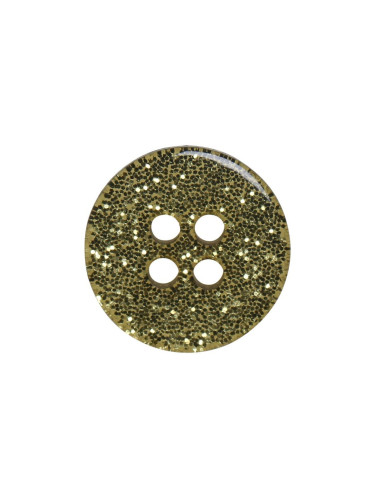 Conjunto de 8 botões Glitter 12 mm - Verde