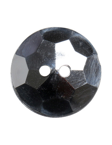Conjunto de 8 botões de 2 furos Cocktail 18 mm - Cinza
