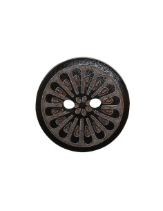 Pacote de 8 botões de madeira margarida 15 mm 2