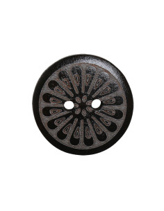 Pacote de 8 botões de madeira margarida 18 mm 2