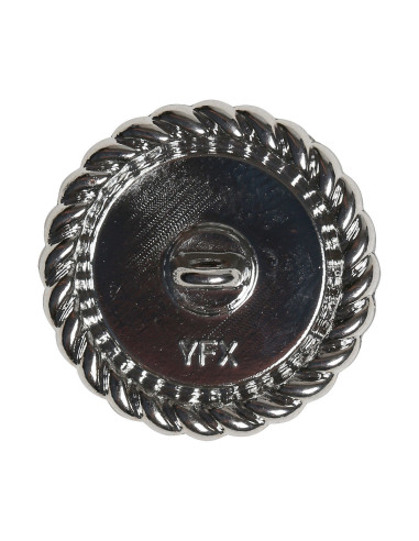 Conjunto de 4 botões Pérola 21 mm - Prata