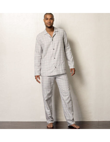 Molde de robe de chambre, cinto, top, short e calças - Vogue 8964