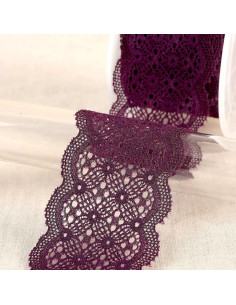Renda elástica entre dois - Violeta