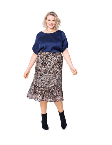 Molde de blusa - Burda 6105
