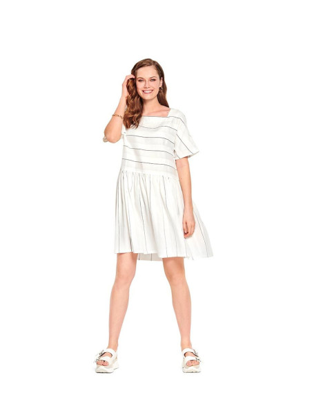 Molde de top e vestido - Burda 6117