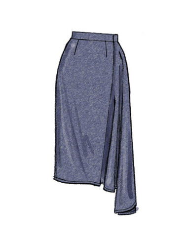 Molde de saia - Vogue 8956