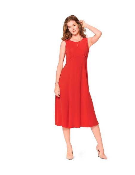 Molde de vestido - Burda 6133