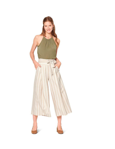 Molde de saia-calça - Burda 6138