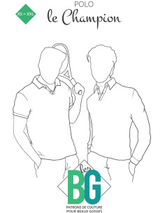 Padrão de polo para homem Le Champion - Les BG