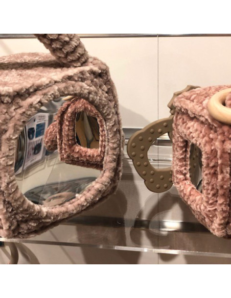 Conjunto de 3 espelhos flexíveis para tapete de atividades e suspensão - Redondo - 10 cm