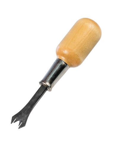 Removedor de grampos com cabo de madeira