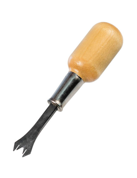 Removedor de grampos com cabo de madeira