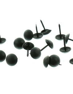 Pregos de estofador redondos - Preto fosco