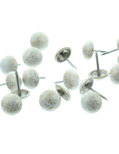 Pregos de tapeçaria Select - Branco latonado