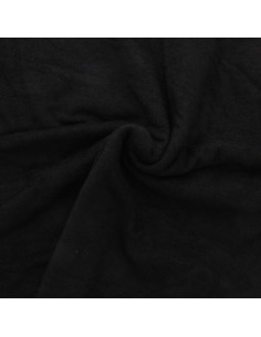Tecido micro felpa viscose - Preto