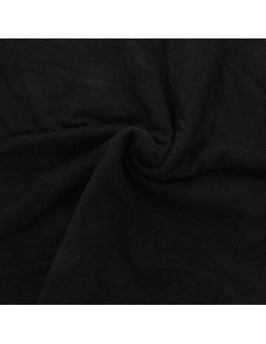 Tecido micro felpa viscose - Preto