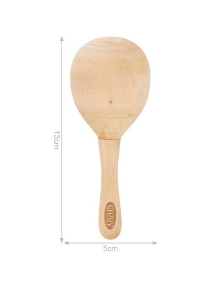 Chocalho maracas 13 cm x 5 cm