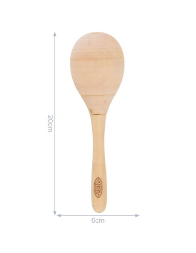 Chocalho maracas 20 cm x 6 cm