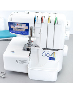 Caixa de resíduos para overlock Elna 664 e 664 Pro