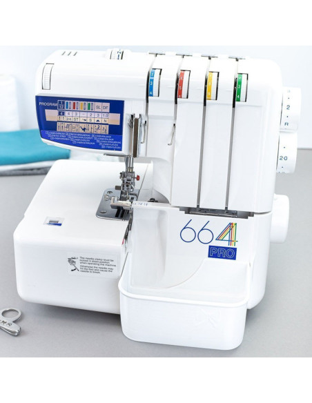 Caixa de resíduos para overlock Elna 664 e 664 Pro