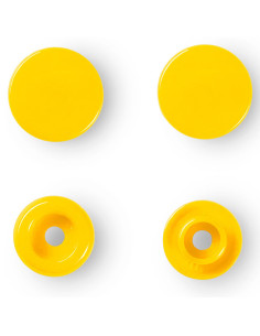 Conjunto de 30 botões de pressão Color Snaps 12,4 mm - Amarelo 2