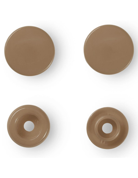 Conjunto de 30 botões de pressão Color Snaps 12,4 mm - Ouro
