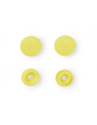 Conjunto de 30 botões de pressão Color Snaps 12,4 mm - Banana