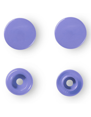 Conjunto de 30 botões de pressão Color Snaps 12,4 mm - Lilás
