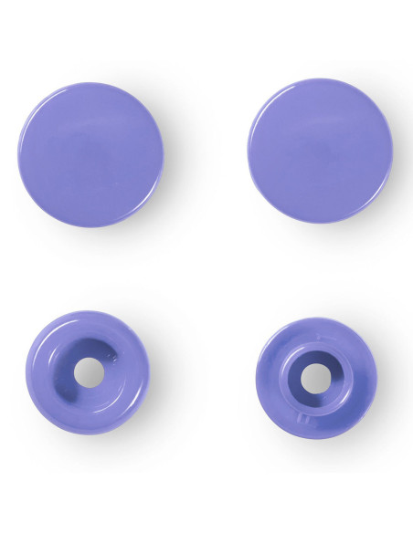 Conjunto de 30 botões de pressão Color Snaps 12,4 mm - Lilás