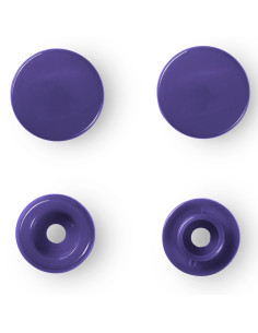 Conjunto de 30 botões de pressão Color Snaps 12,4 mm - Roxo escuro 2