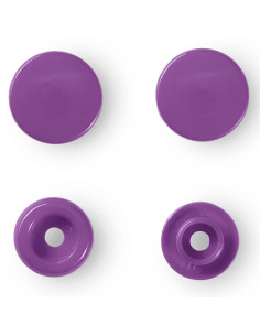 Conjunto de 30 botões de pressão Color Snaps 12,4 mm - Violeta ametista 2