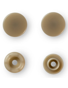 Conjunto de 30 botões de pressão Color Snaps 12,4 mm - Champanhe 2