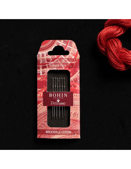 Agulhas para bordar algodão Edição Especial Petrusse x Bohin
