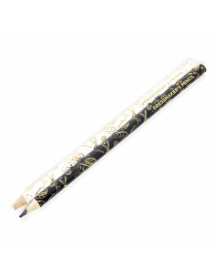 Conjunto de 2 lápis de marcação apagáveis com água - Preto e branco