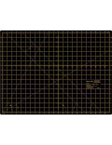 Tapete de corte auto-regenerativo preto 45 x 60 cm