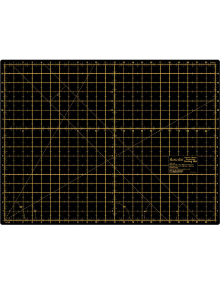 Tapete de corte auto-regenerativo preto 45 x 60 cm