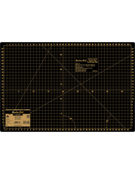 Tapete de corte auto-regenerativo preto 30 x 45 cm